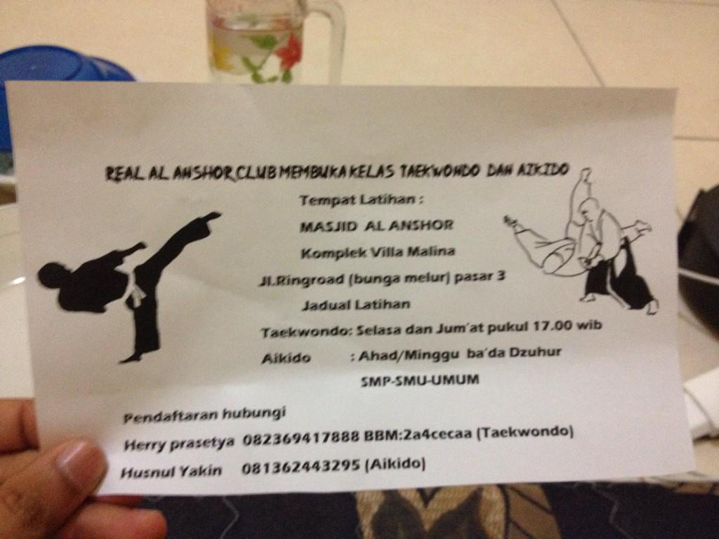 #aikido dan #Taekwondo #Medan