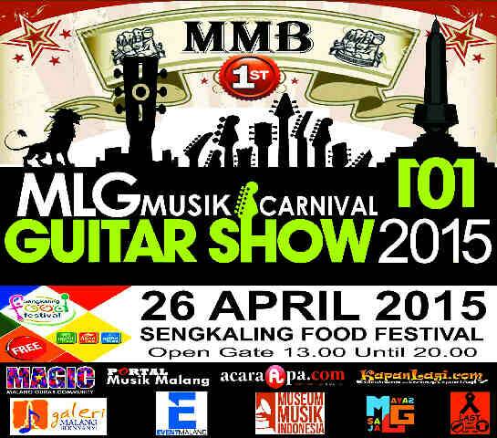eventmalang's tweet photo. MLG Musik Carnival Guitar Show 2015 | 26 Apr 2015 at Sengkaling Food Festival http://t.co/Q7yJAGad57