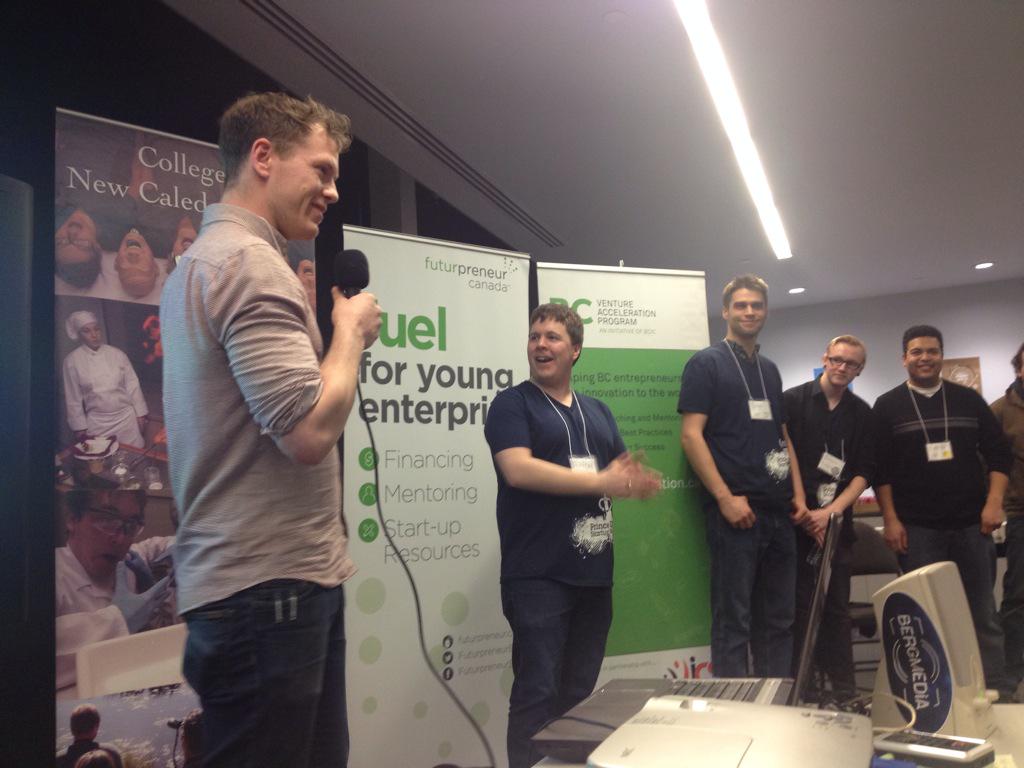 StartupPG's tweet photo. Thx for fantastic energy tonight @AaronTschirhart . #rockstar #facilitator #swprincegeorge http://t.co/mCTPqzPP7S