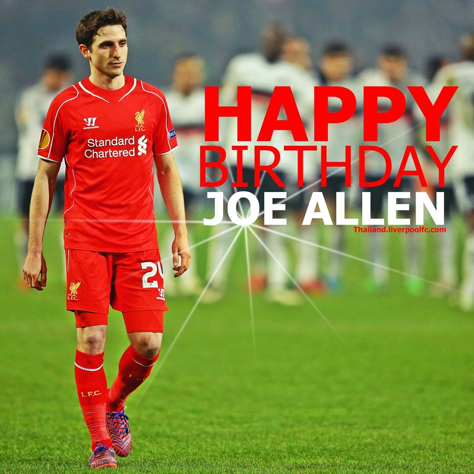 Happy birthday 25 years   Joe Allen 