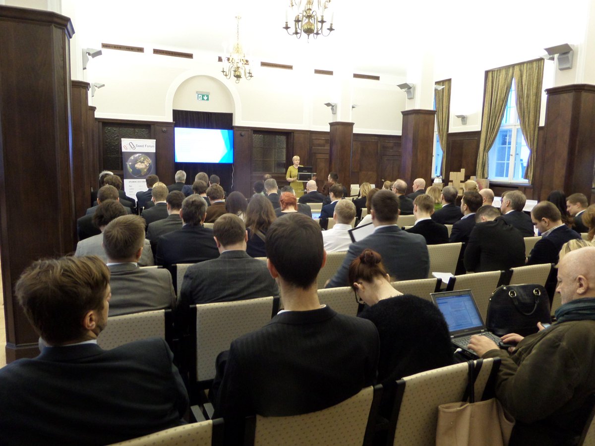 Seed Forum Riga spring  2015. The whole investor community in Latvia was present.