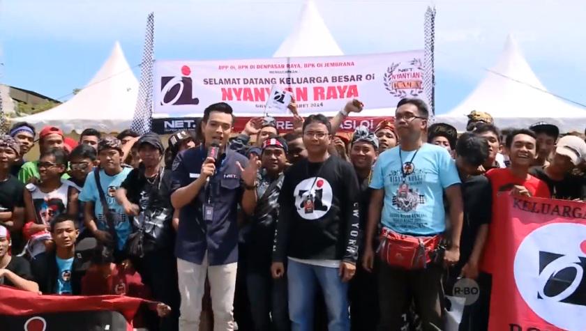 NETNyanyianRaya's tweet photo. Para Oi dari luar Bali sudah tiba di Bali untuk menyaksikan konser Nyanyian Raya http://t.co/JXoa1iO9z1 @BPP_OrmasOi