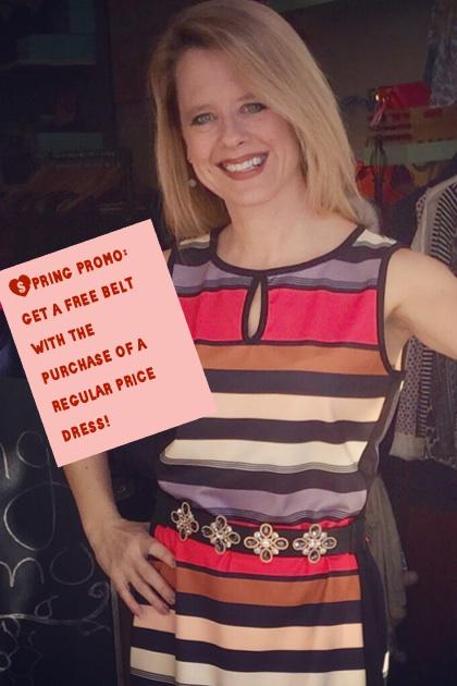 blushcle's tweet photo. Spring promo: get a free belt with the purchase of a regular price dress! http://t.co/4LqvCEoedl http://t.co/dbNCcCvEon