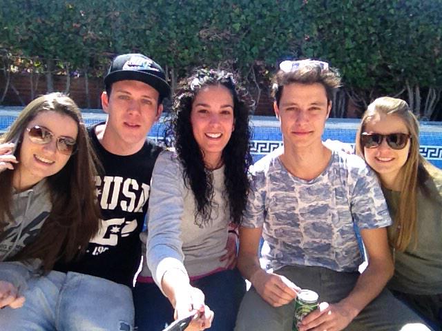 Representación del club en la fiesta!