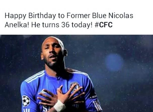 Happy bday\" Happy Birthday Nicolas Anelka! He is 36 today! 