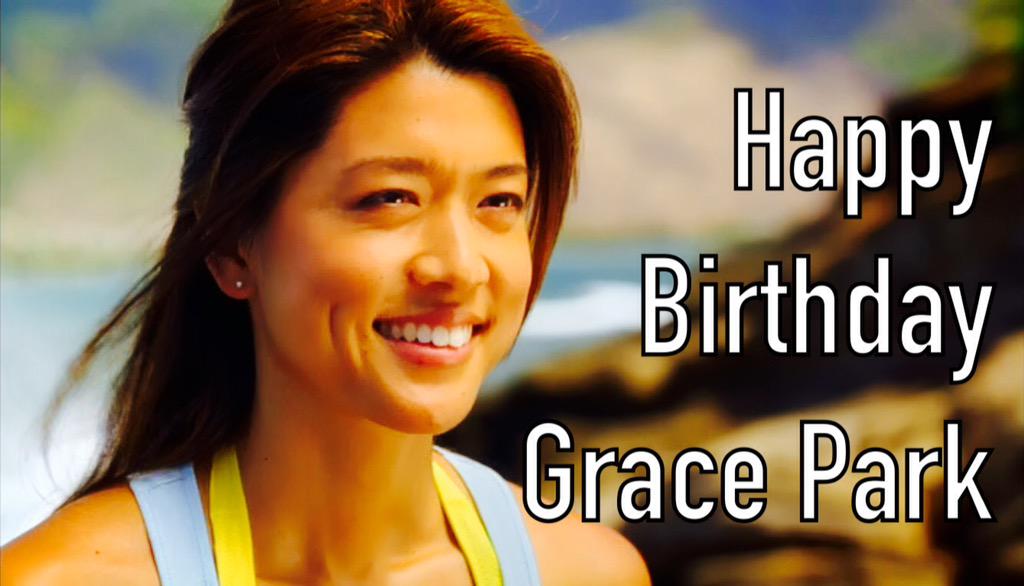 Happy Birthday to the lovely Grace Park! Thanks for being our on 