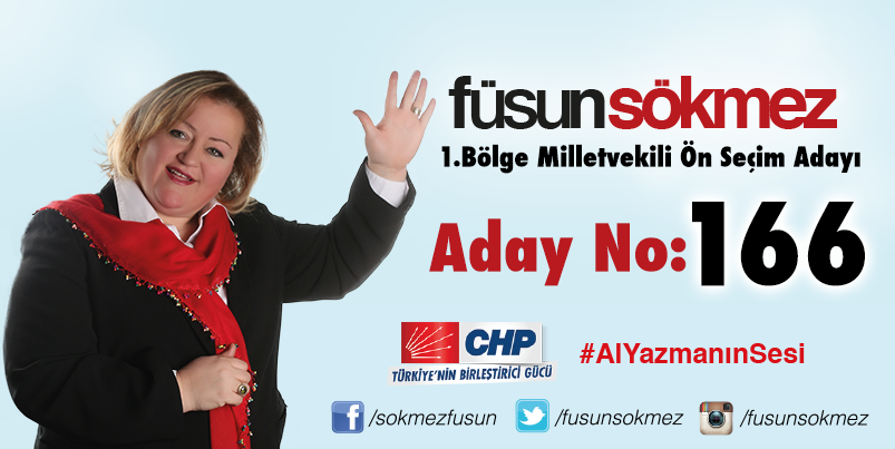 Ön Seçim aday numaramız belli oldu. Desteklerinizi bekliyorum. Hepinize teşekkürler.