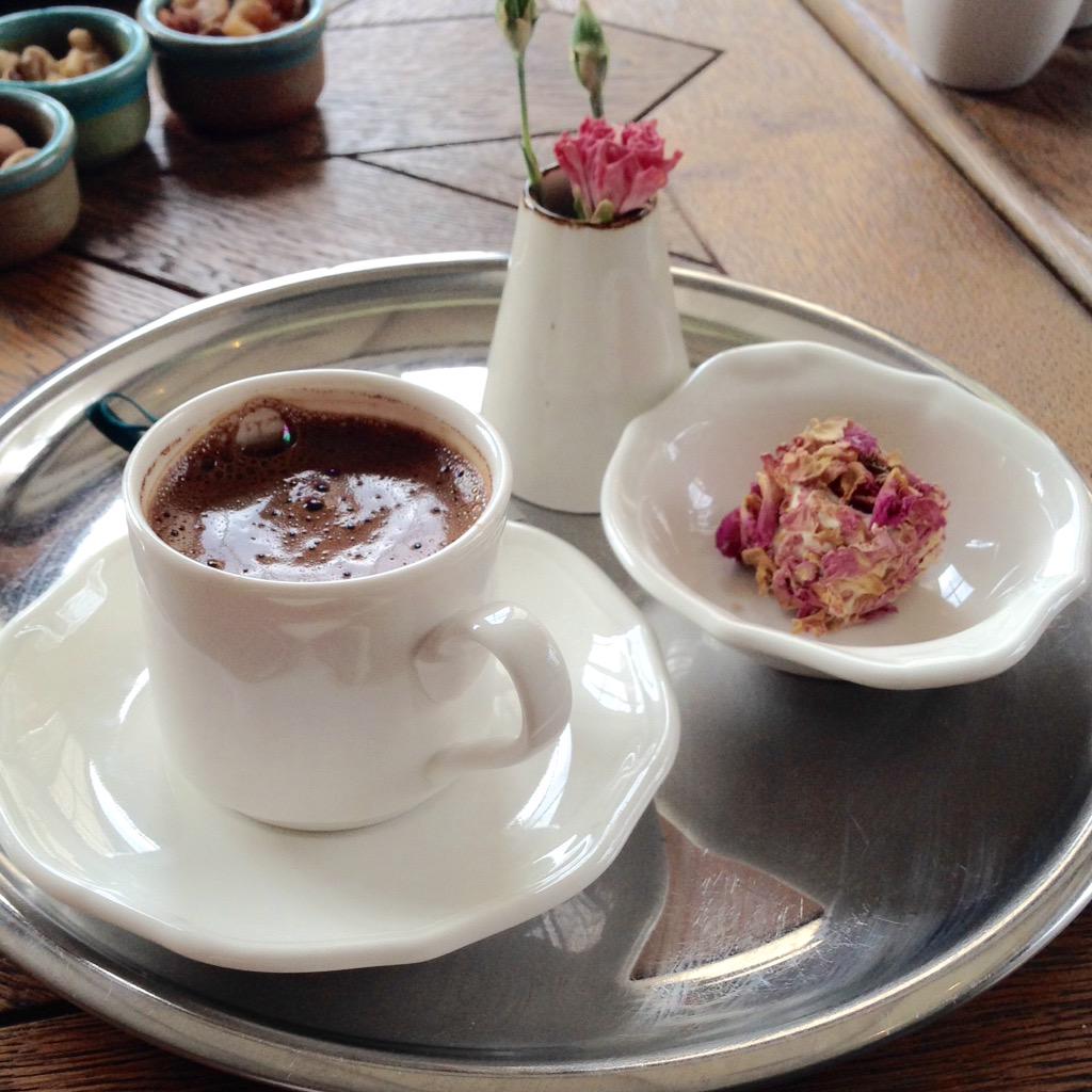 Got me a very fancy turkish coffee <a href="/alavyahotel/">Alavya</a> #travel #turkey