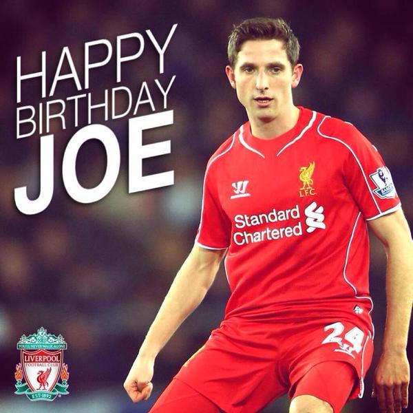             25 
Happy Birthday to Joe Allen 