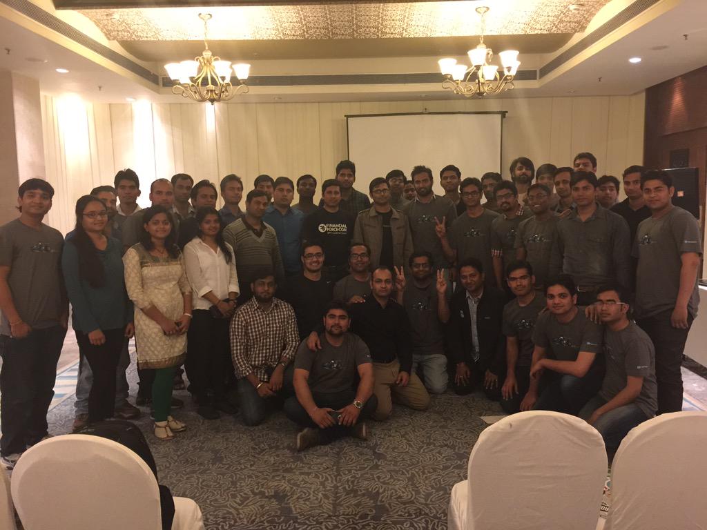 forceguru's tweet image. Wrapping up awesome Meetup... Will see you guys soon #GoLightingFast #JaipurDUG #lightningdevweek