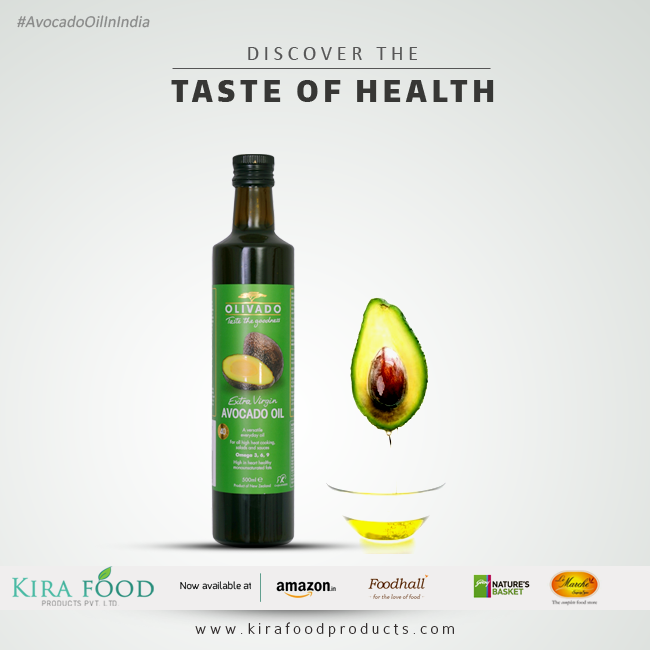 AvocadoOilIndia's tweet photo. Discover the Taste of Health with Olivado Avocado Oil​ . #AvocadoOilInIndia #Avocado #Healthy #Oil #Food http://t.co/9GmRAFCGJn