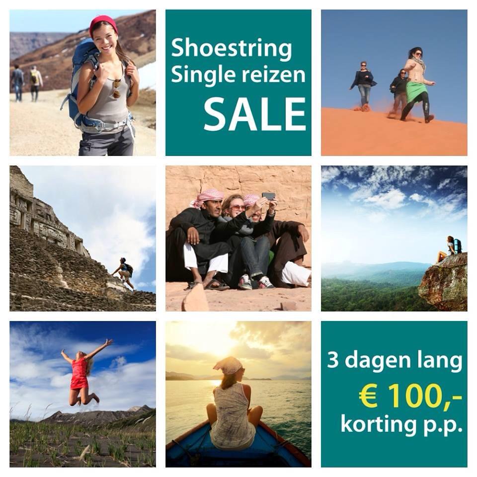De waanzinnige Shoestring Single Reizen #SALE 3-daagse is van start!!! shoestring.nl/single-reizen-…