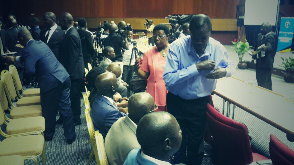 FDCOfficial1's tweet photo. Hon Maria Matembe has arrived at the Serena Conference Center #FDCPolicy The Leap Forward http://t.co/zYcDcJFNG9