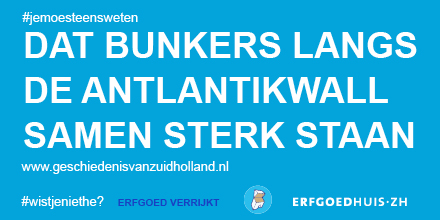 #jemoesteensweten Ook de bunkers van de #Atlantikwall werken samen. Aan een film bijvoorbeeld geschiedenisvanzuidholland.nl/verhalen/erfgo…