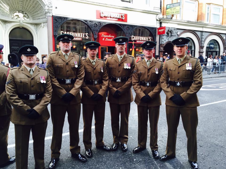vloaiza's tweet photo. “@7RIFLES: 1,2,3,4,5 and 7 RIFLES on parade yesterday in London #AfghanService http://t.co/s1lOOn3cbZ” @Lisa_McKinlay