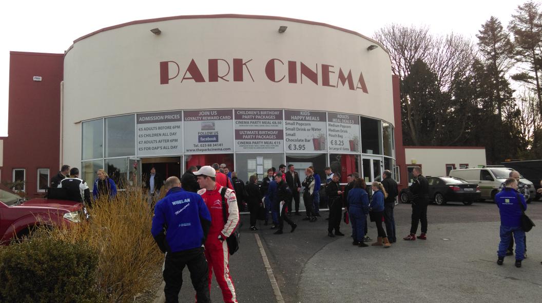 OrangeBuzz_Mk2's tweet photo. #50shadesofTar now showing @westcorkrally drivers briefing. #orangebuzz #westcorkrally http://t.co/gQQfgi27Nm