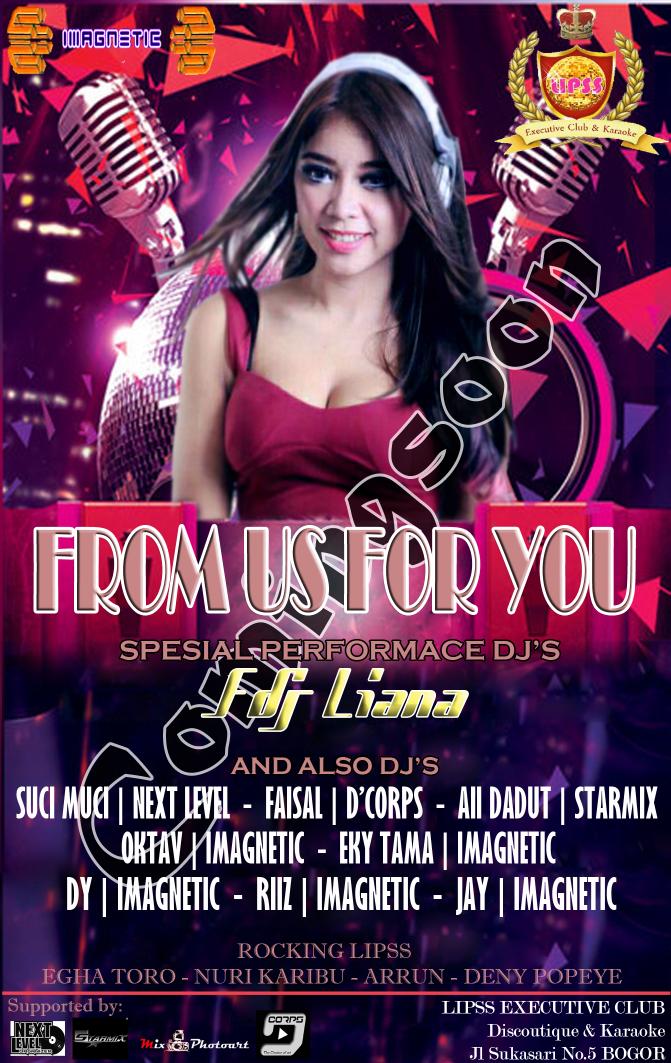 Coming soon imagnetic pesent at lipss club bogor "FROM US FOR YOU" come join us guyss, party again with me
see youu