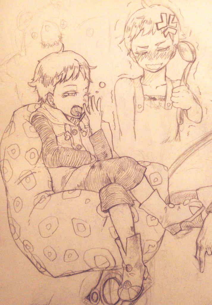 @mikki061 ゴウセルたんまじ色欲;;;
上げてなかったけど、実はキングなら大罪にハマってすぐに描いてたんじゃあ…キングも可愛い;;; 
