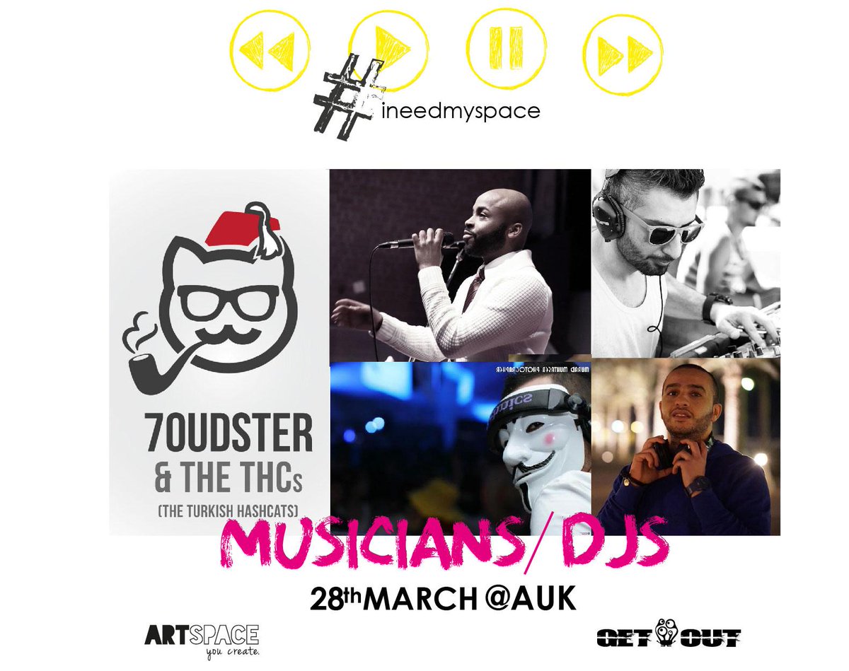 Getoutblog's tweet photo. Not to be missed 28th March @AUKtweets 

@Arabique @Jaybird_Studios @7oudsterthcs @Getoutblog @Artspaceq8 http://t.co/cYGiSo8t5P