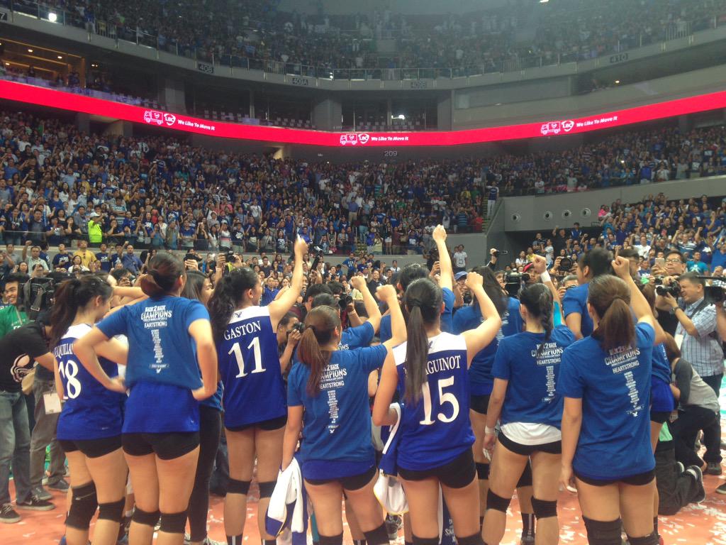 maetajima's tweet photo. So proud of these ladies 💙 #Back2Back #His2ry #HeartStrong http://t.co/K0PjqIo0jz