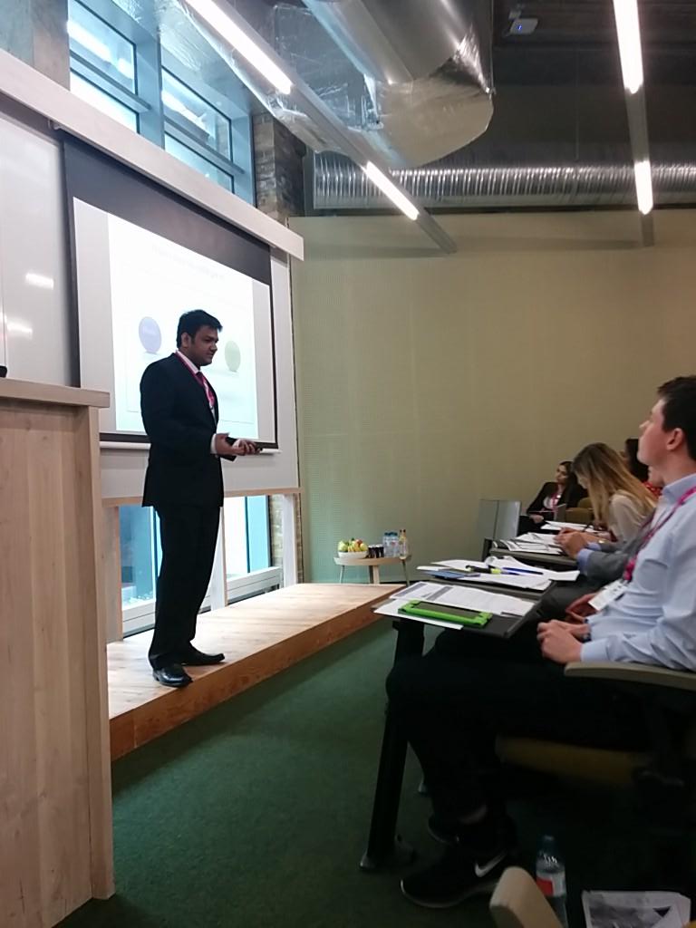 Melinaas's tweet photo. Great work to Team @EdJoyteam from Manchester Business School @MBSnews  presentation in #London @hultprize #hp15 http://t.co/sm4T0cmnZp