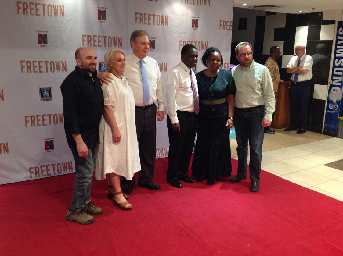 gtvbfshow's tweet photo. At the #FreetownMovie premiere http://t.co/zDzYQWYTpR