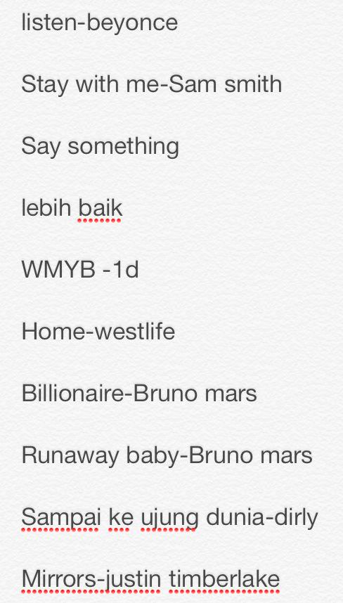 AlvaroMaldini1's tweet photo. Ini Dia songlist Nya see u live band and live choir @AloversCentre http://t.co/idg64yp70N