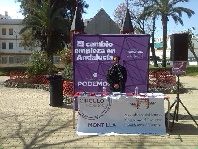 podemoscordoba's tweet photo. @_davidmoscoso "podemos ha roto todos los esquemas de la vieja política" http://t.co/oNI0qlAPMC