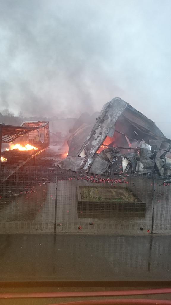 richardbarnes80's tweet photo. @onlyfirefghters aerial view of a recent fire http://t.co/s5Gx7FPaP8