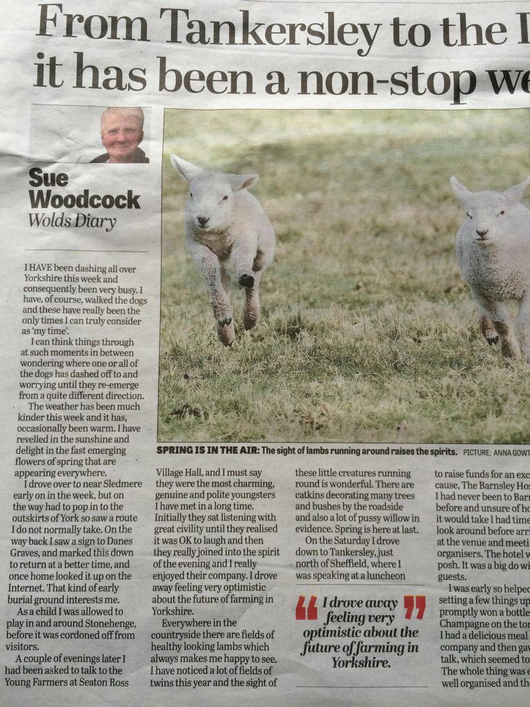 BeaconYFC's tweet photo. Lovely mention from Sue Woodcock in todays @yorkshirepost thanks for a great talk and brilliant evening! #teambeacon http://t.co/fD7uNCeE1r