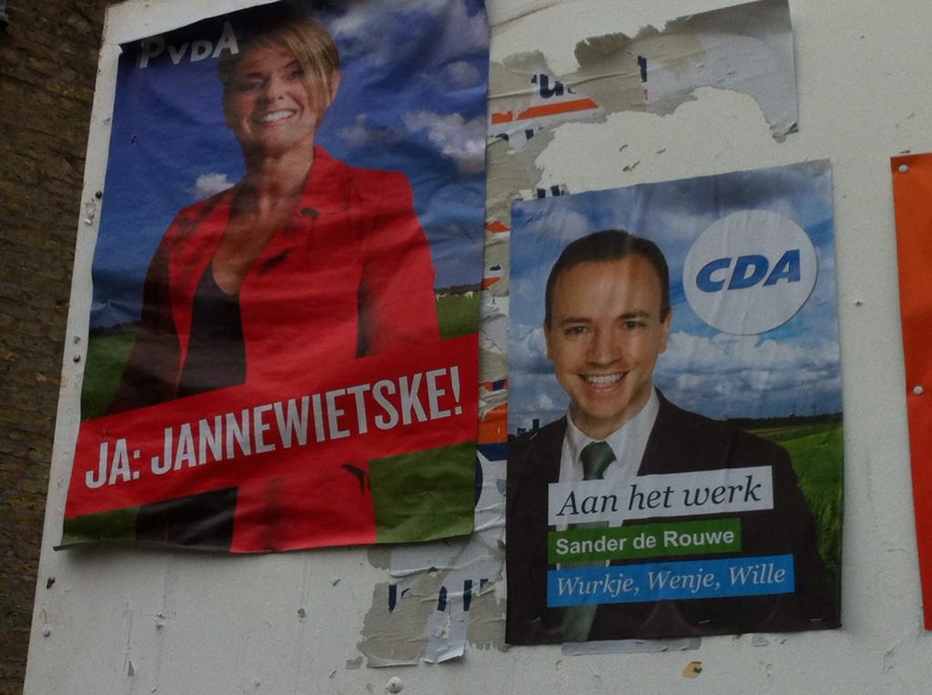 Ook op Ameland verkiezingsstrijd: Ja Jannewietske! vs Sander: 'Wurkje, Wenje, Wille'. Vertaling <a href="/RenzeLolkema/">Renze Lolkema</a> ?