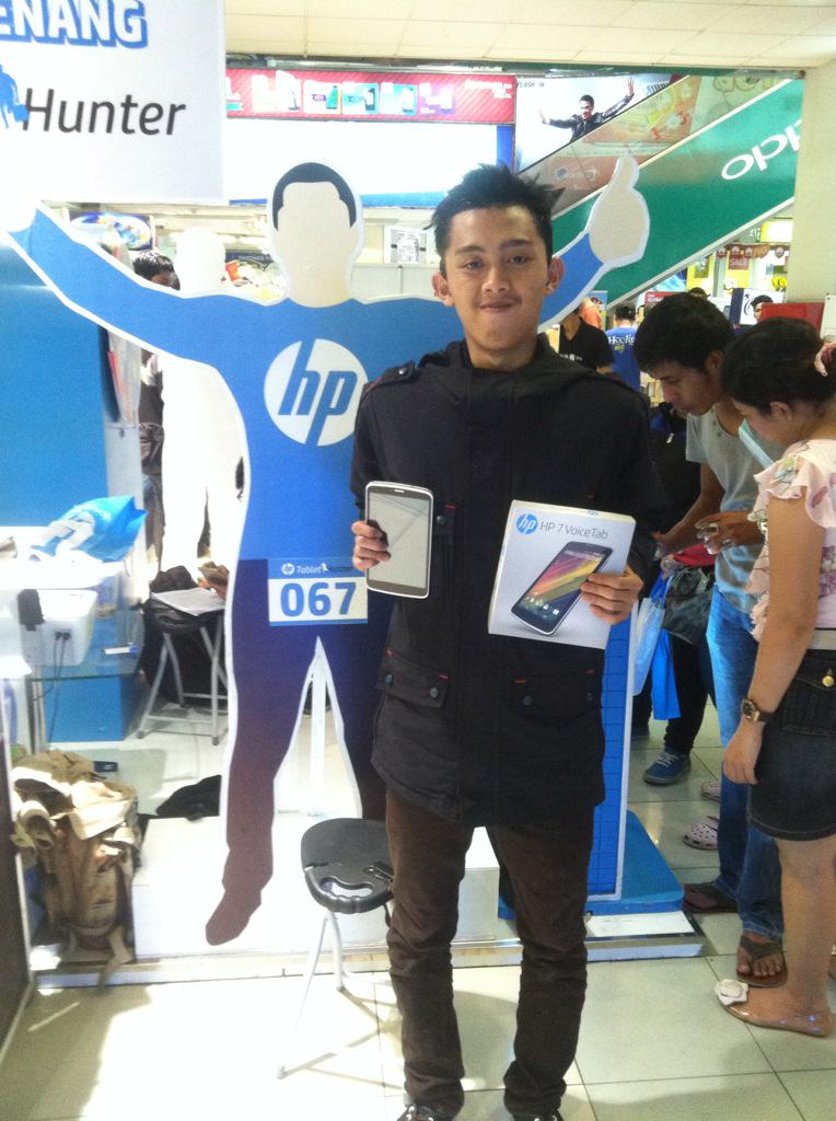 Horee temenn aku menanggggggg #hpTabletHunter