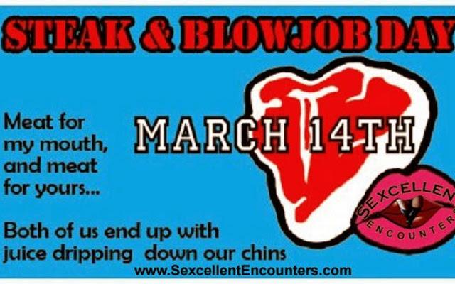 Wooohooo! Steak &amp; BJ day! #SteakAndBJDay http://t.co/UmhLOgvgBh<a href="/tag/steakandbjday"class="tags">#SteakAndBJDay</a>