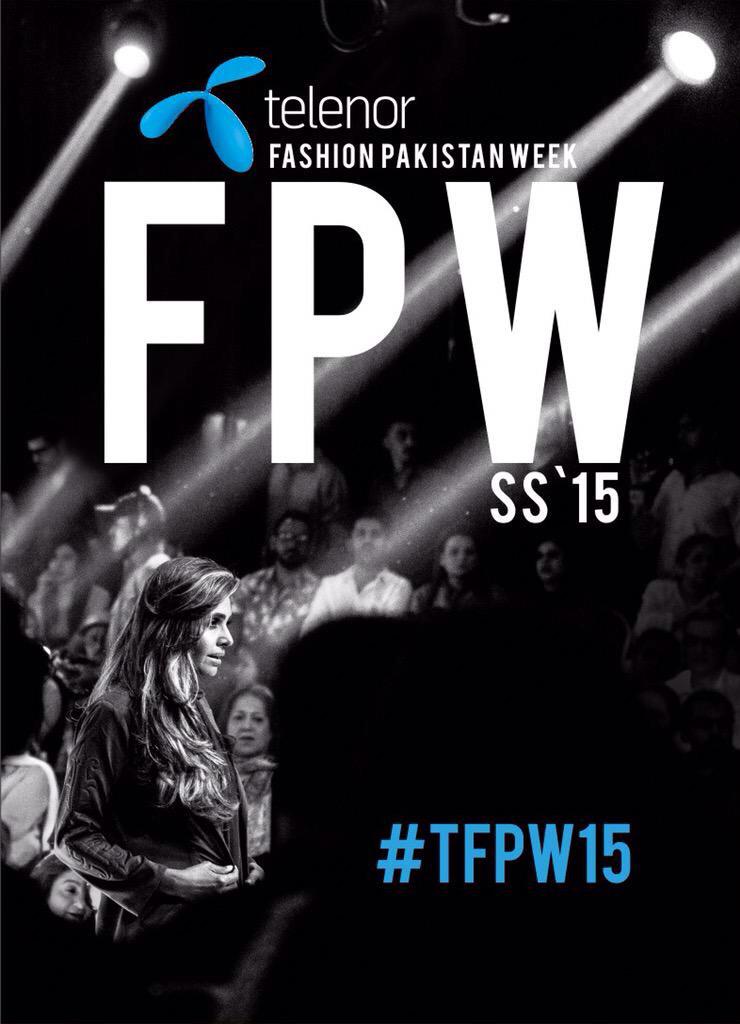 FashionPakistan's tweet image. Let's get this party started! #TFPW15 #OfficialLook @telenorPakistan @Humtvnetwork