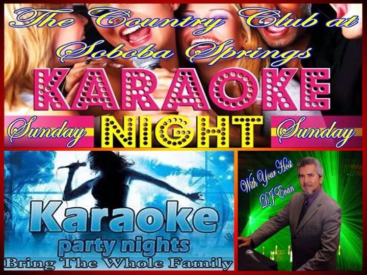 CannibalChief's tweet image. The Country Club at Soboba Springs this Sunday. We will be doing Karaoke on the patio, bring the whole family.