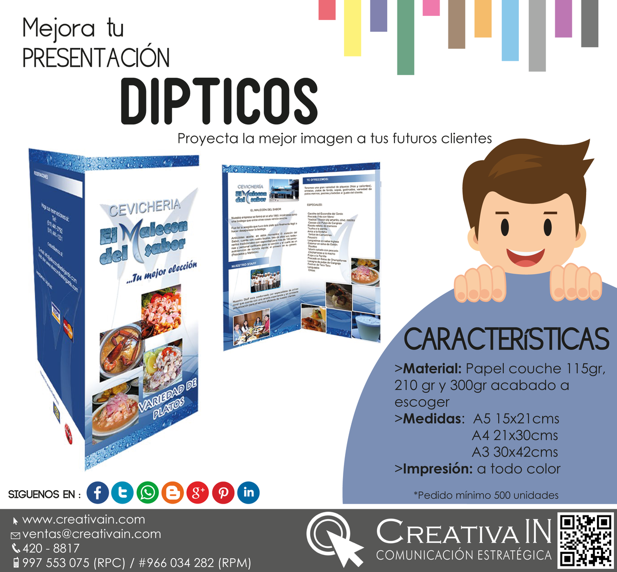 CreativaI's tweet photo. Mejora tu PRESENTACIÓN #creativain
Proyecta la mejor imagen a tus clientes @CreativaI http://t.co/RZEWxqnH1L