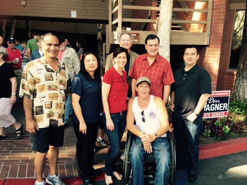 Excited to be out in support of <a href="/Donald_Wagner/">Donald P. Wagner</a> for #SD37 with <a href="/MimiWaltersCA/">Mimi Walters</a> and other community leaders!