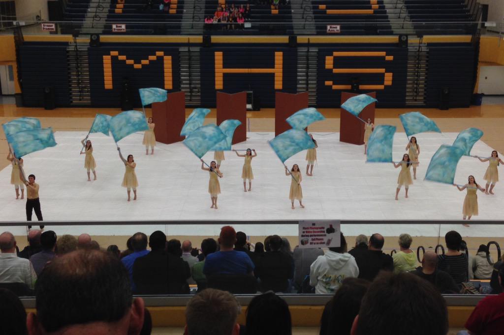 WailinWallyn's tweet photo. Awesome job Plymouth AA #winterguard! Huge growth from these young people! #risrocks #teamljh #phslearn http://t.co/qWF1bjXgCL