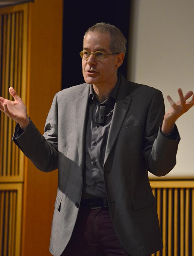 BondLifeSci's tweet photo. @mpigliucci speaks about natural philosophy in Monsanto Auditorium during LSSP #DecodeSci #epigenetics http://t.co/nq3vCPPWOU