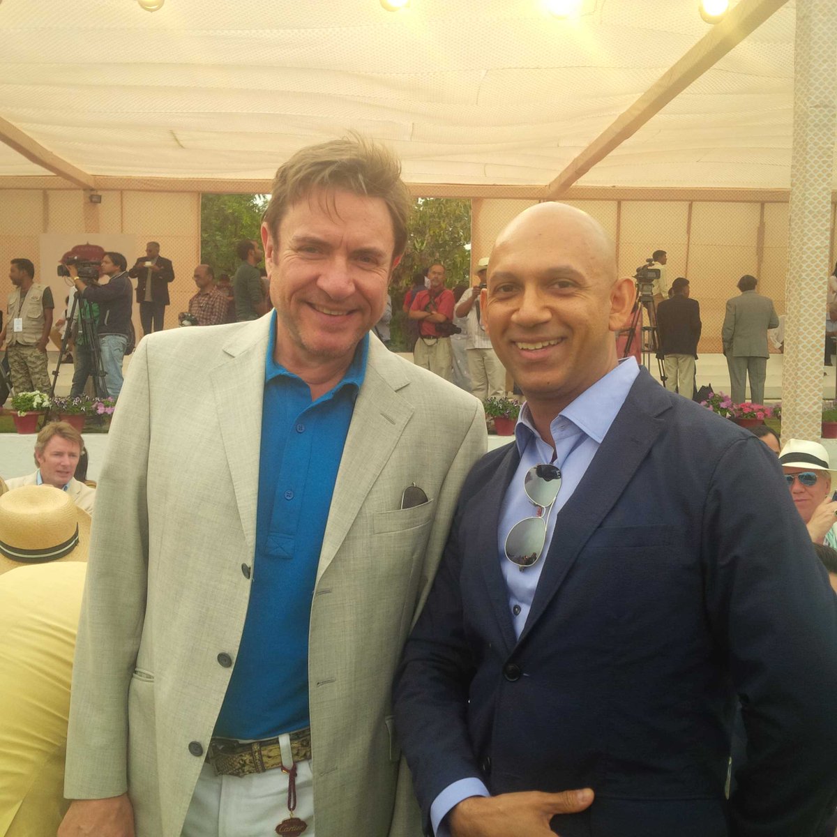 nadirypatel's tweet photo. Awesome chatting w rock star @SimonJCLeBON. Friendly, funny, super approachable, and new @duranduran material coming! http://t.co/ZdnHv6o5R2