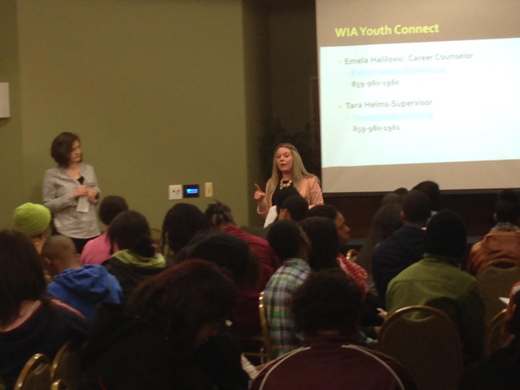 JohnCranley's tweet photo. Personnel from WIA Youth Connect offer interviewing tips @ my Youth Career Path Expo #careerdriven http://t.co/RsggDaILdo