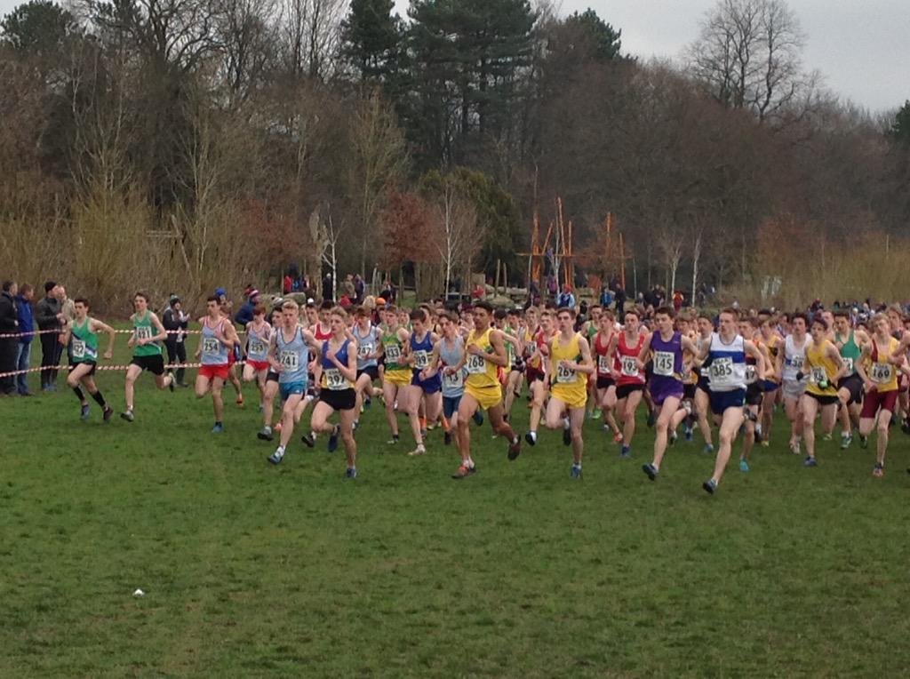 EnglandAthletic's tweet photo. The gun has sounded on the Inter Boys race #ESAA #EAChamps http://t.co/PLrhoCmkCT