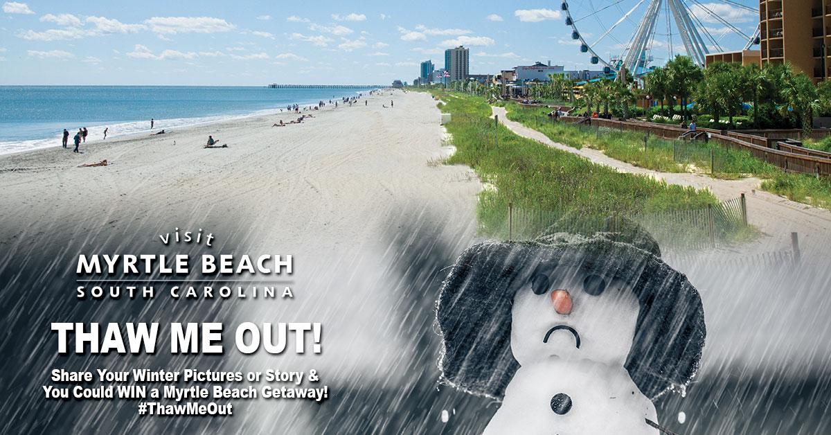 MyMyrtleBeach's tweet photo. Enter our #ThawMeOut Giveaway! Details &amp; entry via Facebook http://t.co/xi8fYMy4Ql or http://t.co/g6dJMUD0l2 ONLY http://t.co/jJbUbnr11N