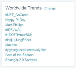 mdtvindonesia's tweet photo. Demi hijaunya Indonesia, #NET_GoGreen akhirnya jadi Trending Topic Worldwide. Wohooo! #NET_NyanyianRaya http://t.co/sFqBFTKfCk