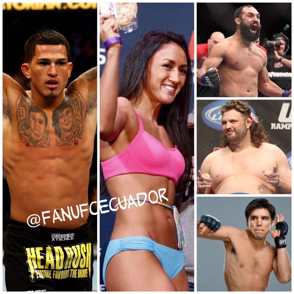 Mis favoritos para esta noche #UFC184 @Showtimepettis @CarlaEsparza1 @JohnyHendricks @roynelsonmma y @HenryCejudo