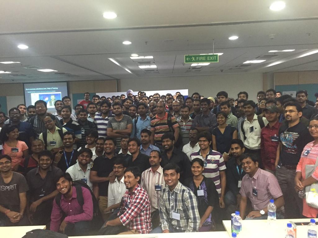 mittuvikas's tweet image. That was an captivating #lightningdevweek Awesome response from the crowd! Hope to see you all soon!!@HydSfdcDevForce