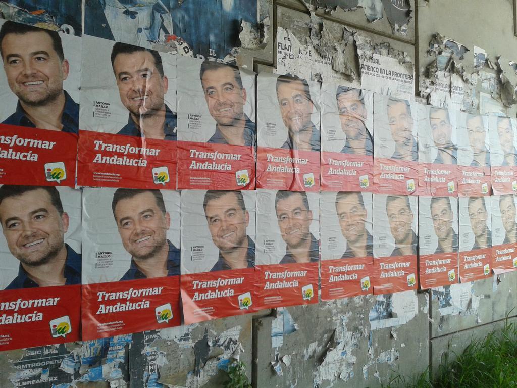 Seguimos en campaña apoyando a nuestro candidato <a href="/MailloAntonio/">Antonio Maíllo</a> #TransformarAndalucia #Trabajovoluntario