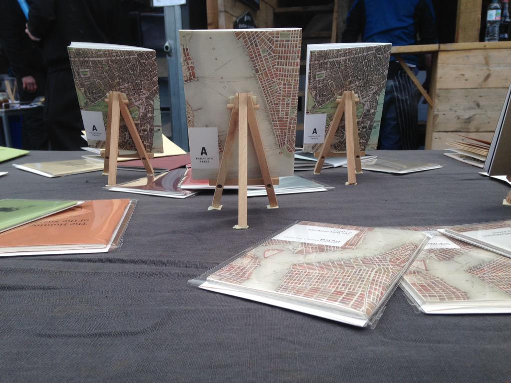 paravionpress's tweet photo. A backstage view of our stall at @netilmarket. Come and say hello if you're in the area! http://t.co/fIqaOkpc49