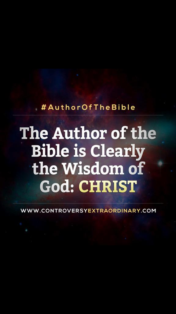 #AuthorOfTheBible