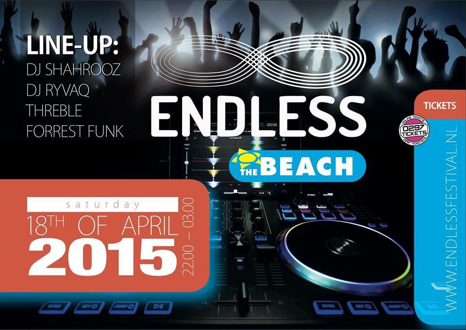 It's on! 18 april in the Beach! Check endlessfestival.nl